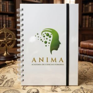 Cuaderno Anillado ANIMA-ACADEMIA DE CIENCIAS HUMANAS – Tapa Dura Premium 100 Hojas con Elástico (copia)