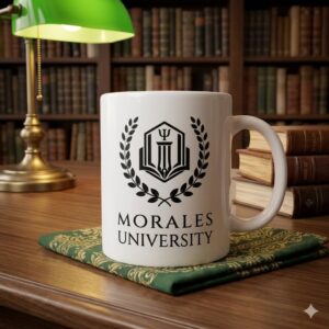 Taza Cerámica Oficial: MORALES UNIVERSITY