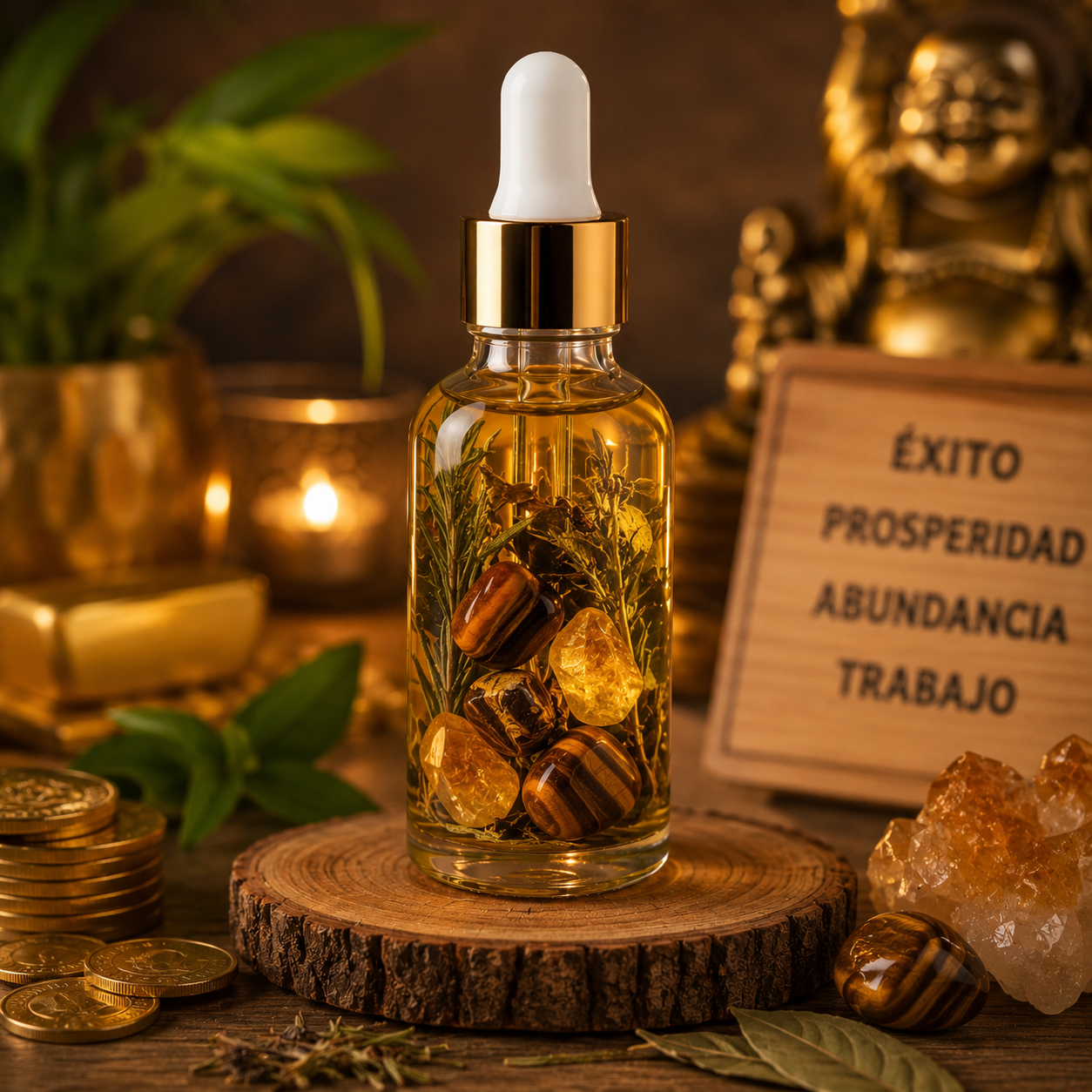 Óleo Prosperidad, Éxito y Abundancia